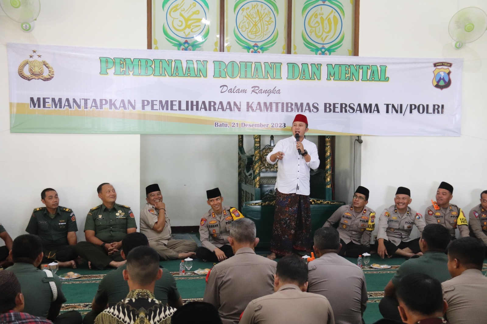 Polres Batu Gelar Binrohtal