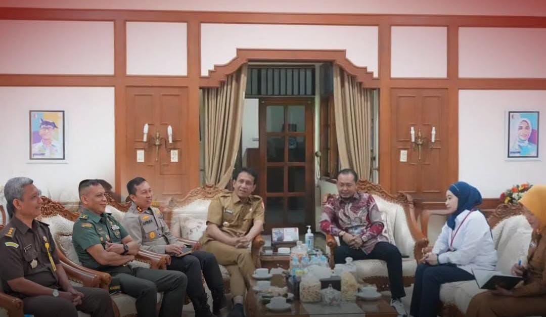 Kapolres Bojonegoro Silaturahmi dengan Forkopimda Guna Sinergi Jaga Kamtibmas