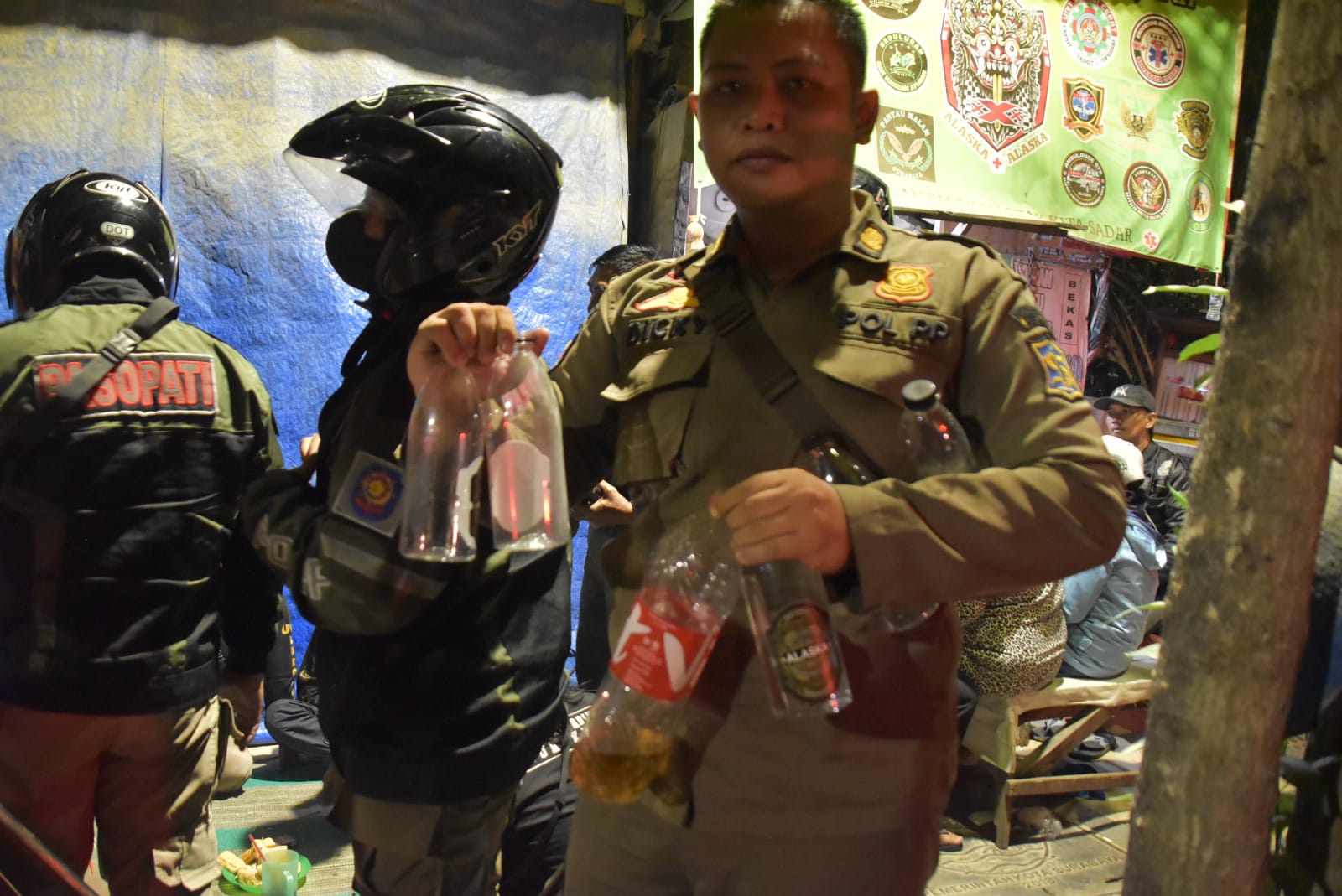 Terjaring Pesta Miras di Jalan Semarang, 9 Orang Disanksi Sosial ke Liponsos Rawat ODGJ