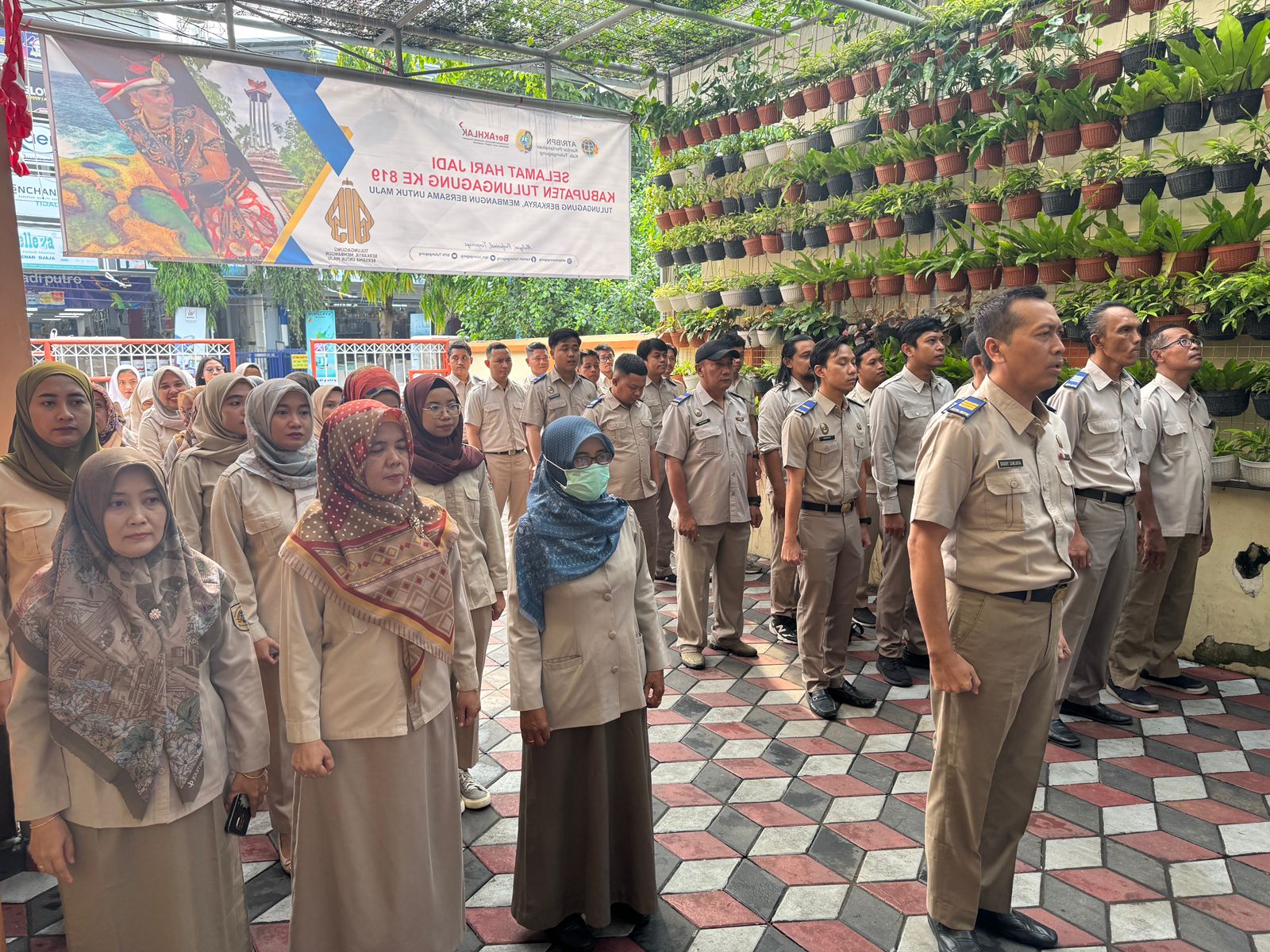 Kantah ATR/BPN Tulungagung Gelar Apel Rutin Senin Pagi