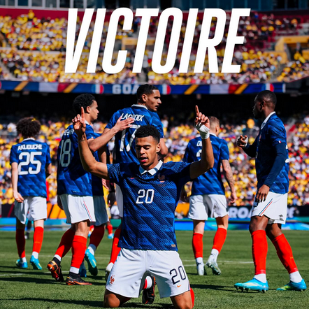 Doue Cetak Gol Perdana, Prancis Tundukkan Kolombia 3-1 dalam Laga Uji Coba