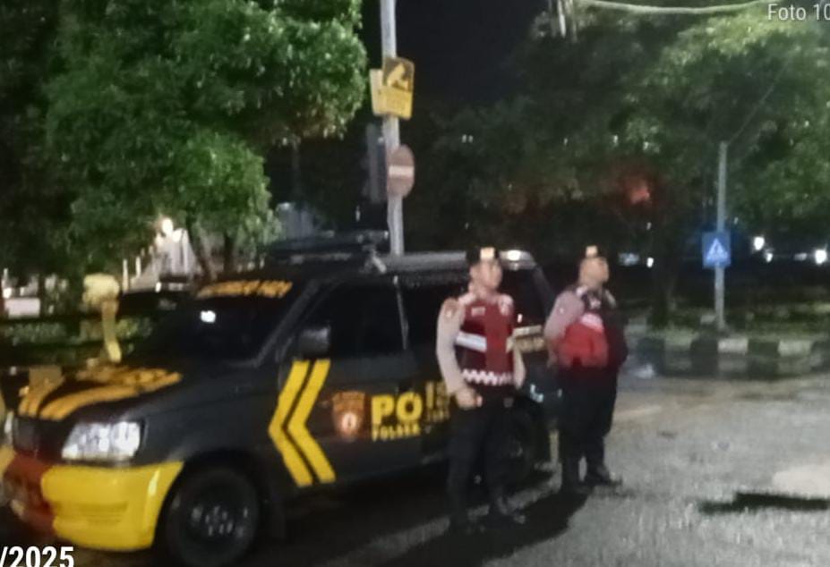Patroli Blue Light Polsek Mulyorejo Sasar Kejahatan Malam hingga Balap Liar