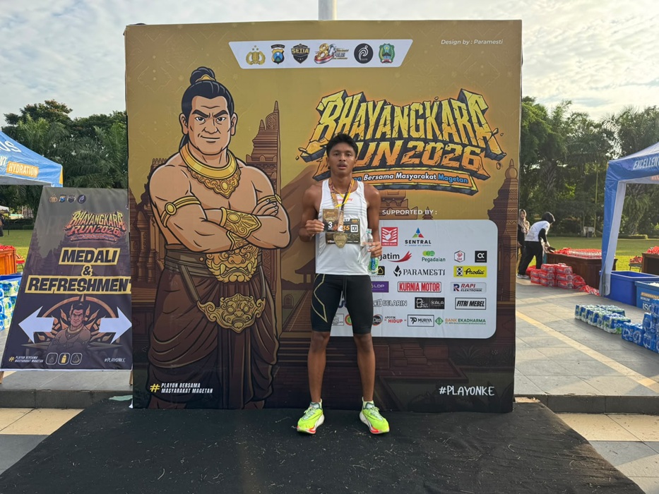 Bripda Muzhab Raih Juara III Bhayangkara Run HUT Ke-80 di Magetan
