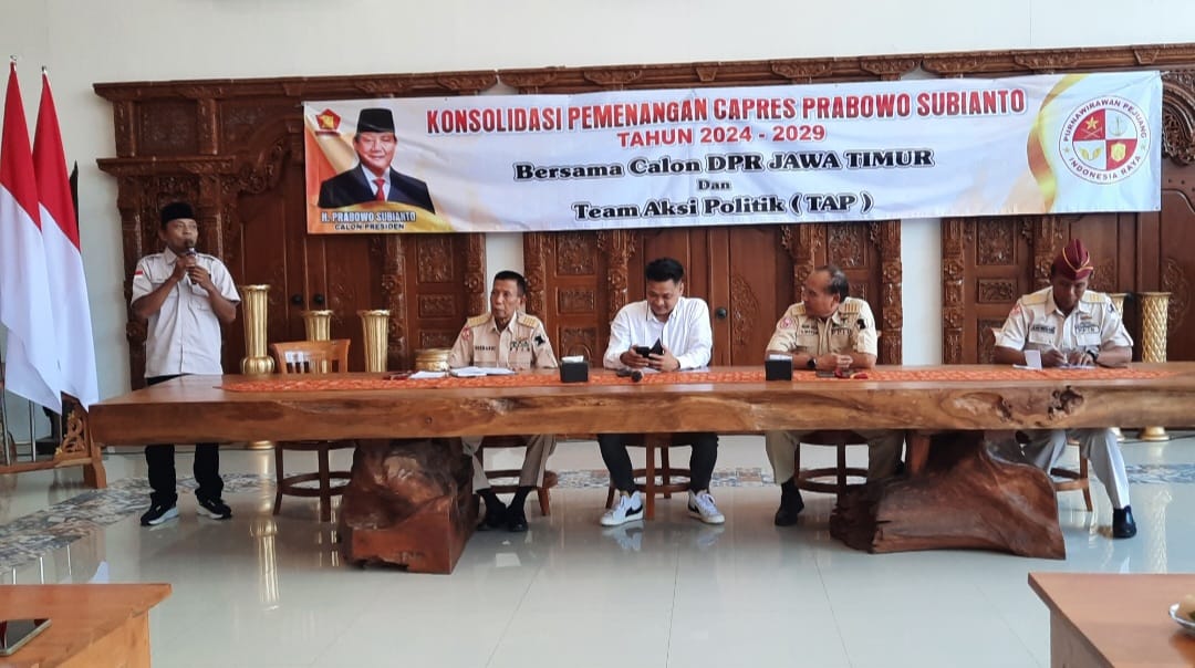 Konsolidasi Pemenangan Prabowo, Tomi Gandhi Gandeng Purnawirawan TNI Blitar