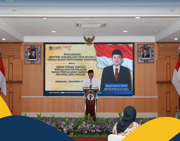 Kunker Pertama ke Jateng, Menteri Nusron: Samakan Gelombang Pemikiran dan Filosofi untuk Mencapai Tujuan