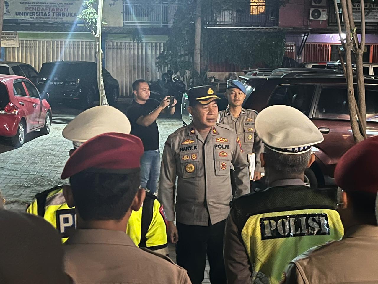 Cegah Balap Liar dan Kriminalitas, Polres Kediri Gelar KRYD di Sejumlah Titik Rawan