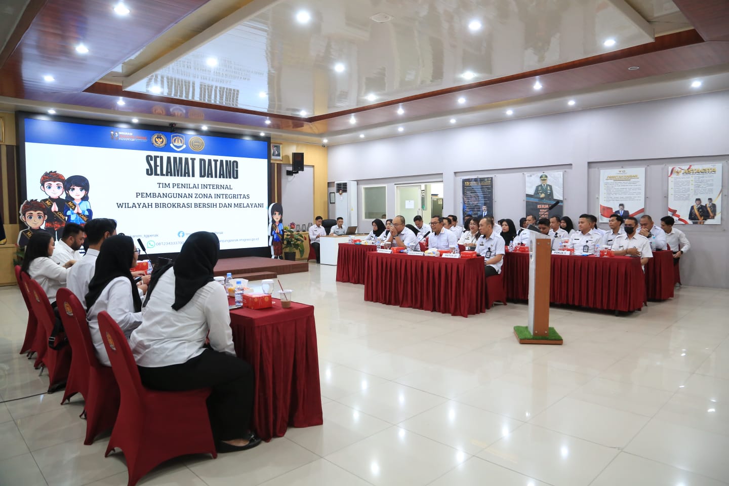 Pertahankan WBBM, Tim Penilaian Itjen Kemenimipas Lakukan Monev di Kantor Imigrasi Tanjung Perak