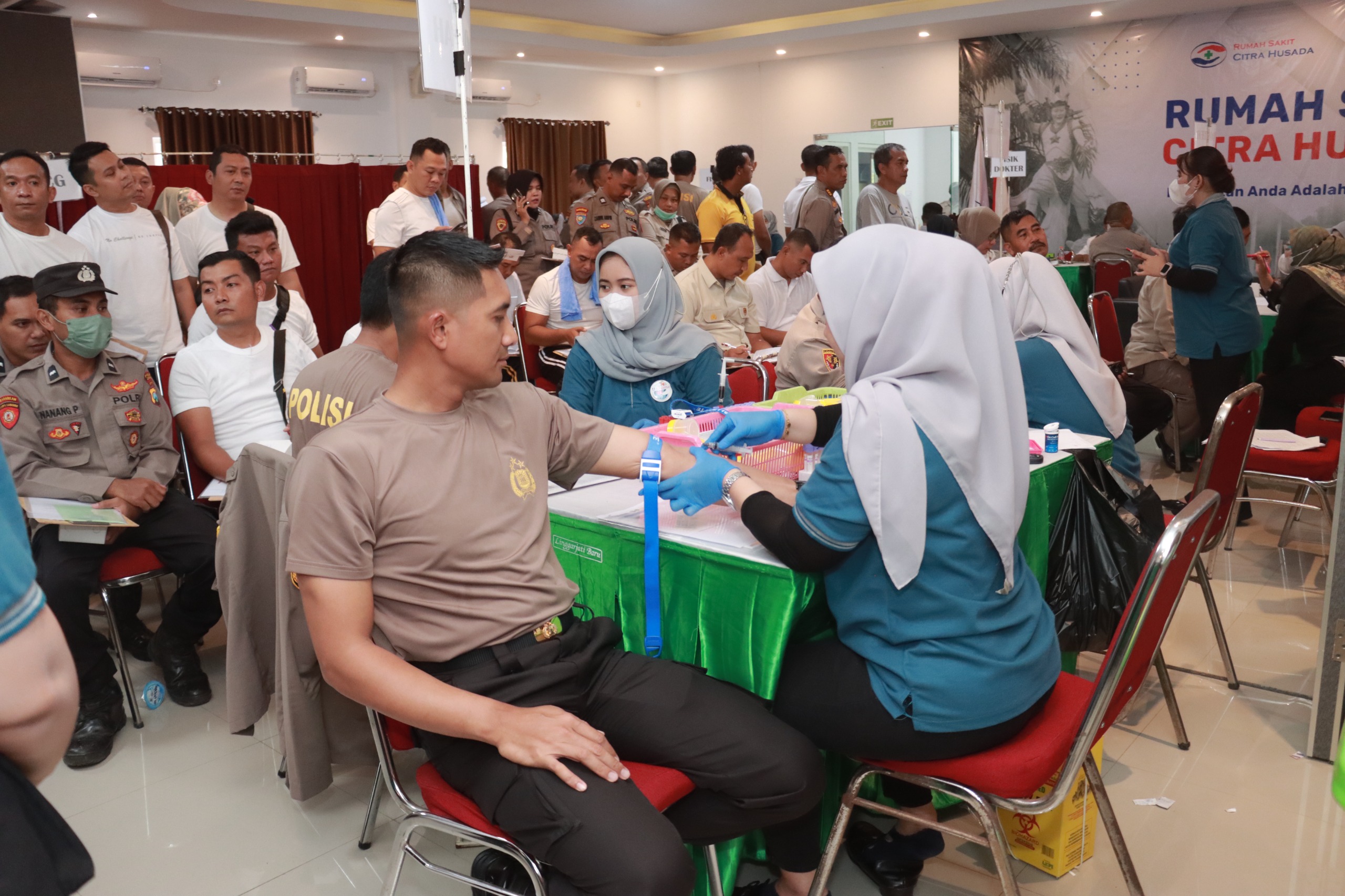 219 Personel Polres Jember Jalani Rikkes, Pastikan Kinerja Optimal