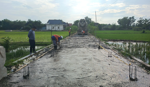 Material ABN Datang Cepat, Proyek BKKD Beged Lancar