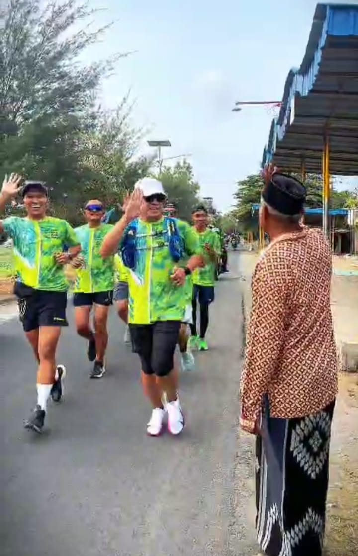 Kapolres Tulungagung Kembali Jalani Kulari ke Polsek, Kali ini Ke Polsek Bandung