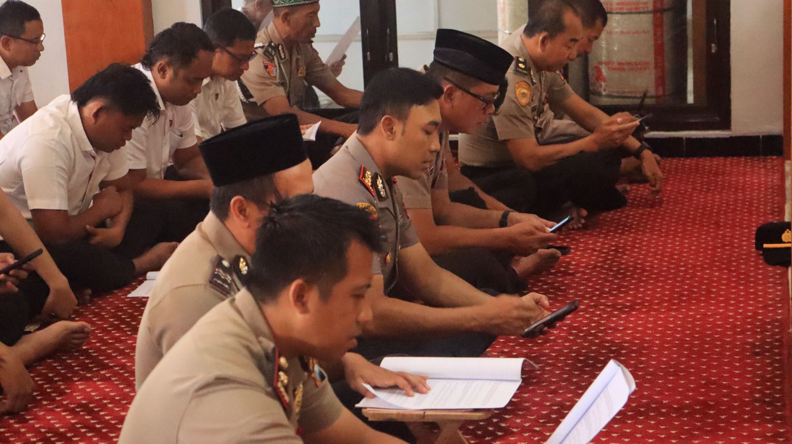 Zikir Pagi Bersama Kapolres Ngawi Perkuat Keimanan di Bulan Ramadan