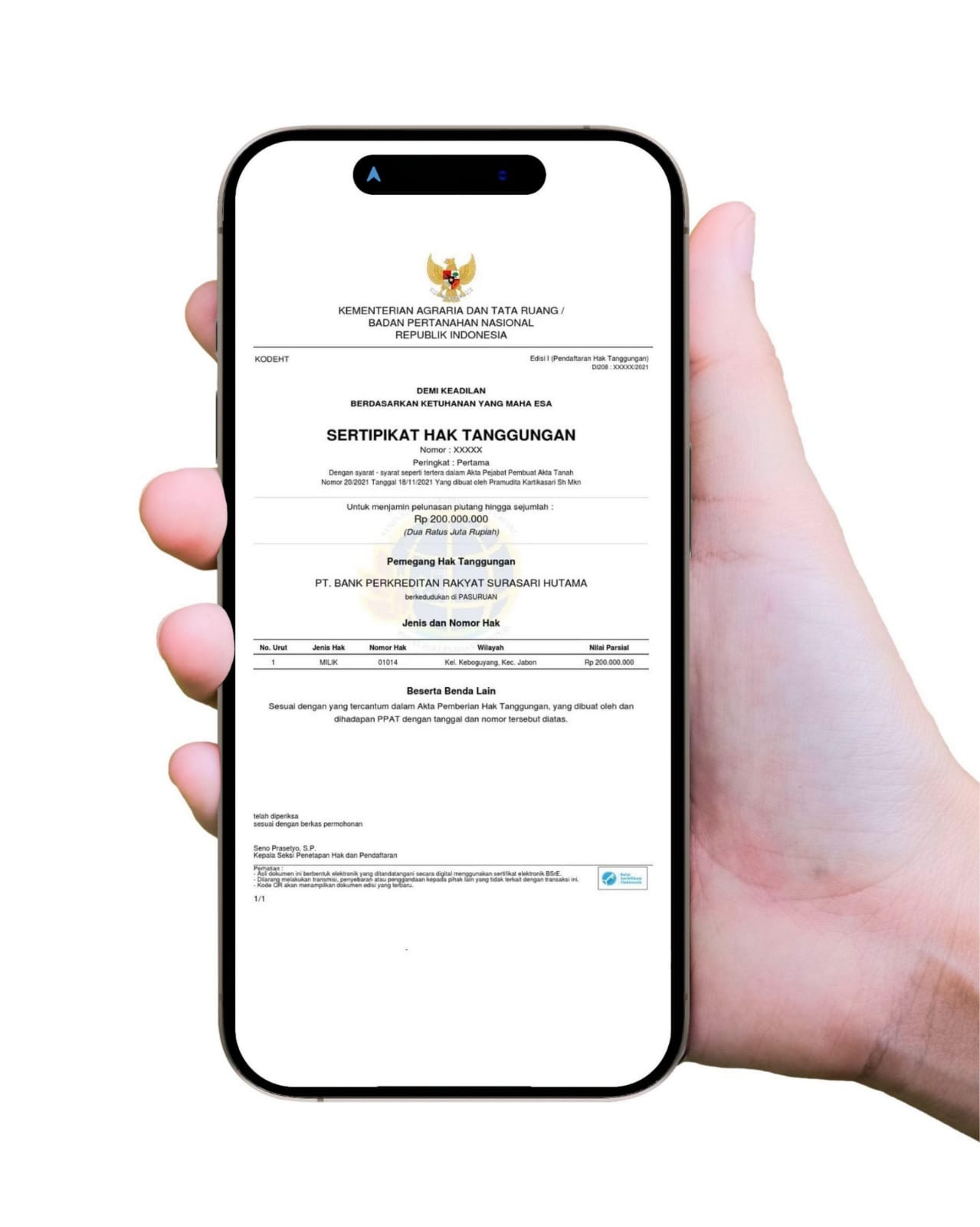 Paling Banyak Diakses Masyarakat, Ini Penjelasan Soal HT dan Roya Elektronik bagi Debitur Perorangan