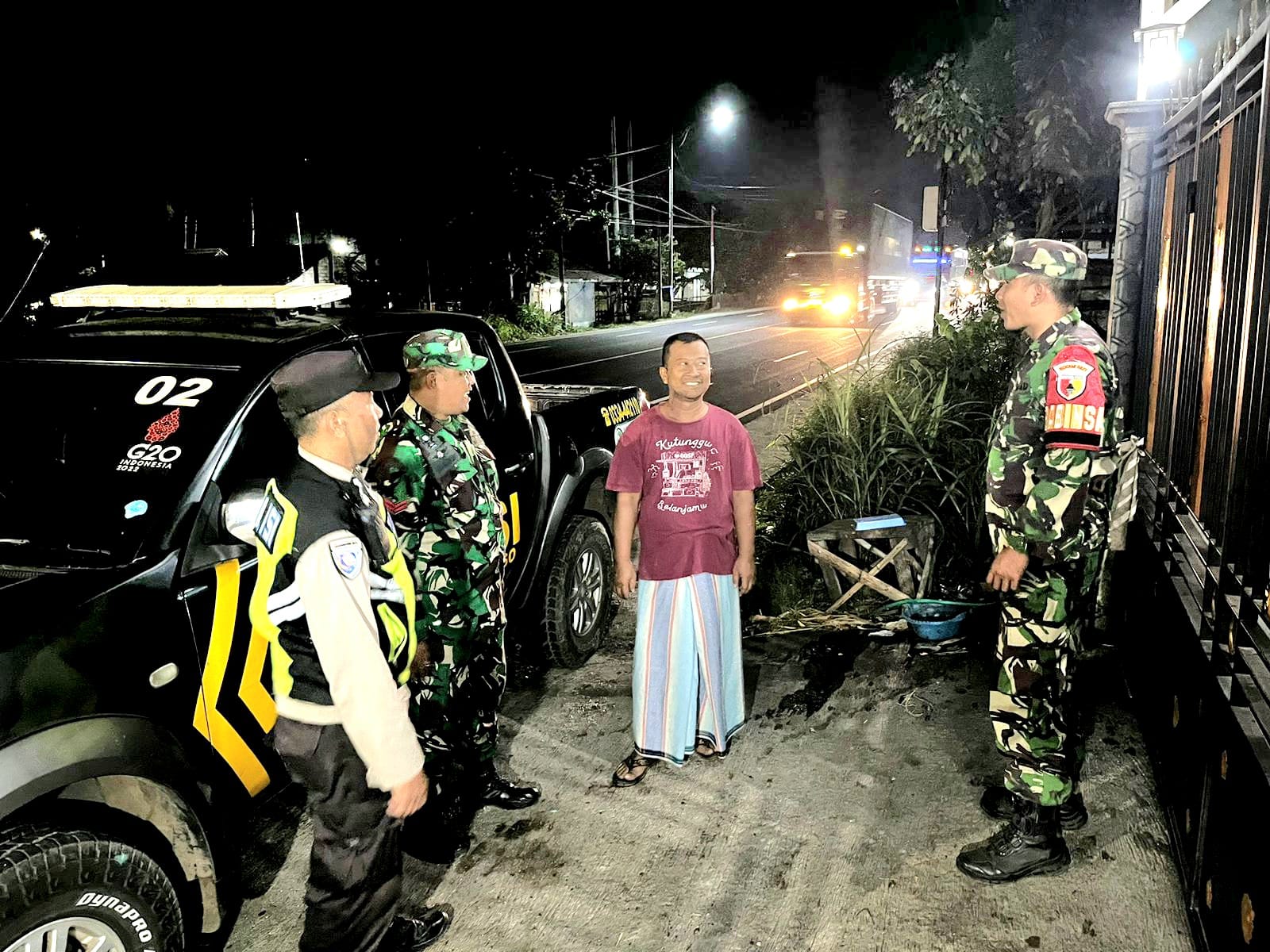 Lumajang Utara Marak Begal, Polsek dan Koramil Ranuyoso Patroli Masif