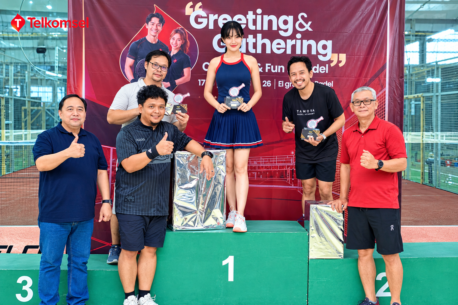 Apresiasi Pelanggan VIP, Telkomsel Gelar Fun Padel