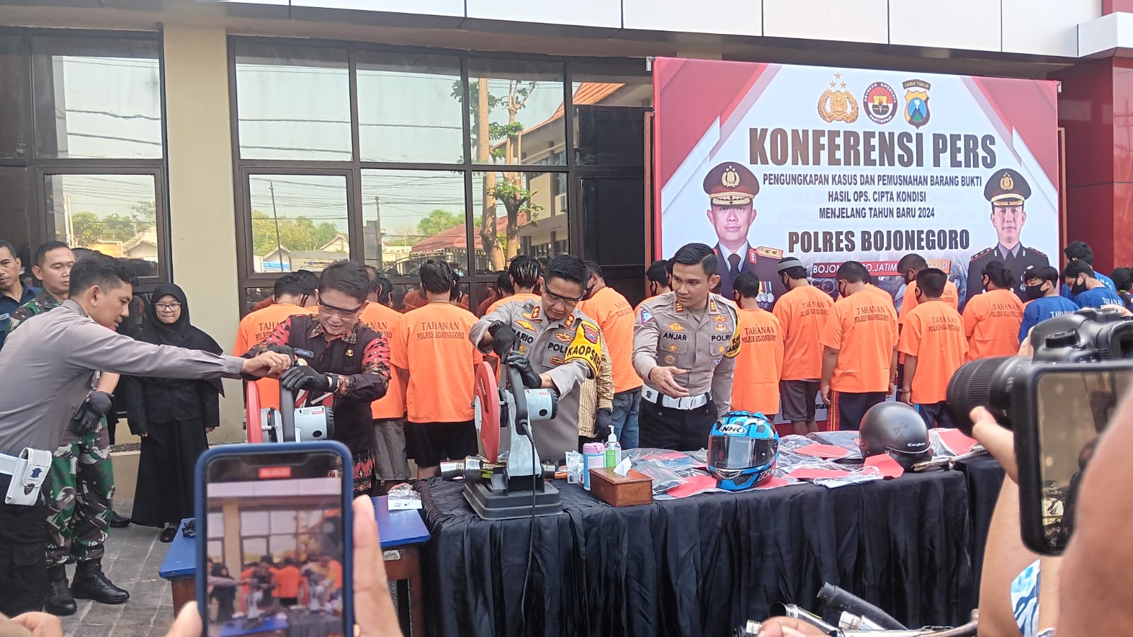 Satlantas Polres Bojonegoro Tindak 1.395 Pelanggar Lalu Lintas