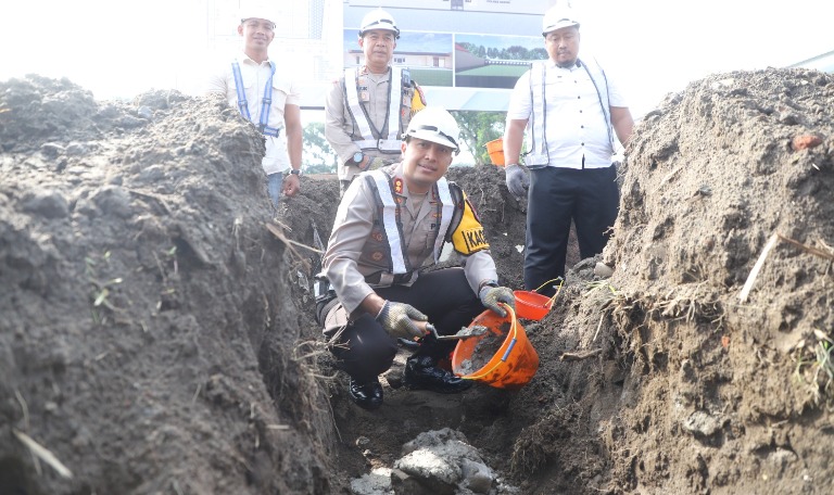 Polres Kediri Bangun Lapangan Tembak Tathya Dharaka Untuk Latihan Personel
