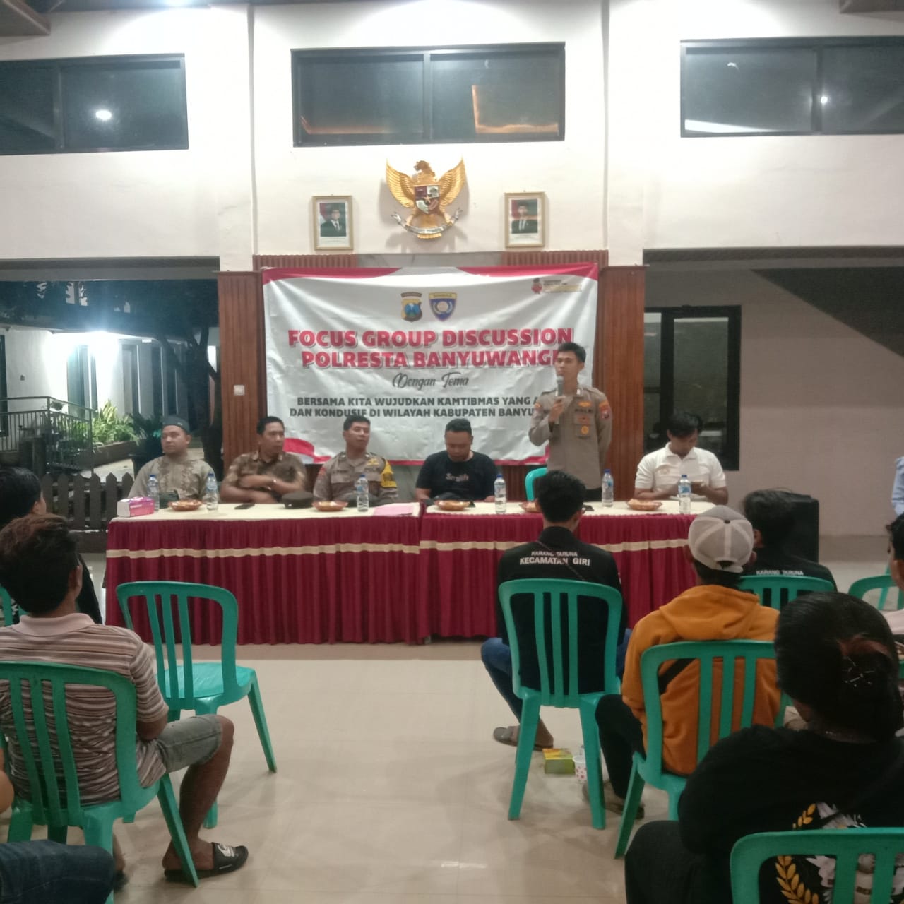 Polresta Banyuwangi Gelar FGD, Teguhkan Komitmen Jaga Kamtibmas