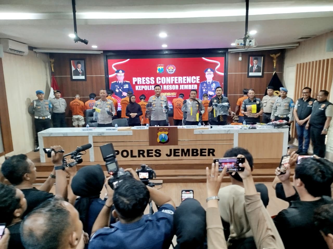 Operasi Sikat Semeru 2025: Polres Jember Ungkap 212 Kasus, Raih Peringkat 3 Polda Jatim