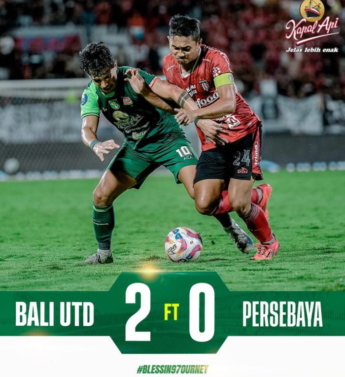 Ditekuk Bali United 0-2, Persebaya Gagal Happy Ending di Pengujung 2024