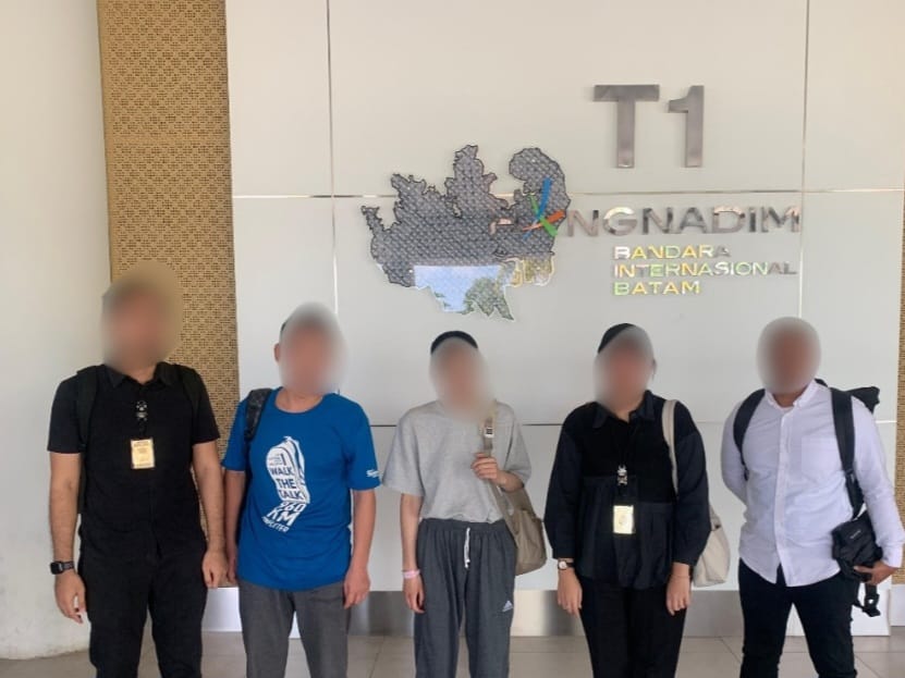 Imigrasi Batam Tegas, 4 WNA Dideportasi, Ada yang Overstay Hingga Gangguan Jiwa