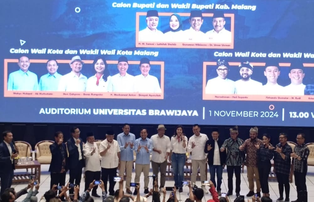 Calon Pemimpin Malang Raya Sepanggung di UB Bahas Pembangunan 