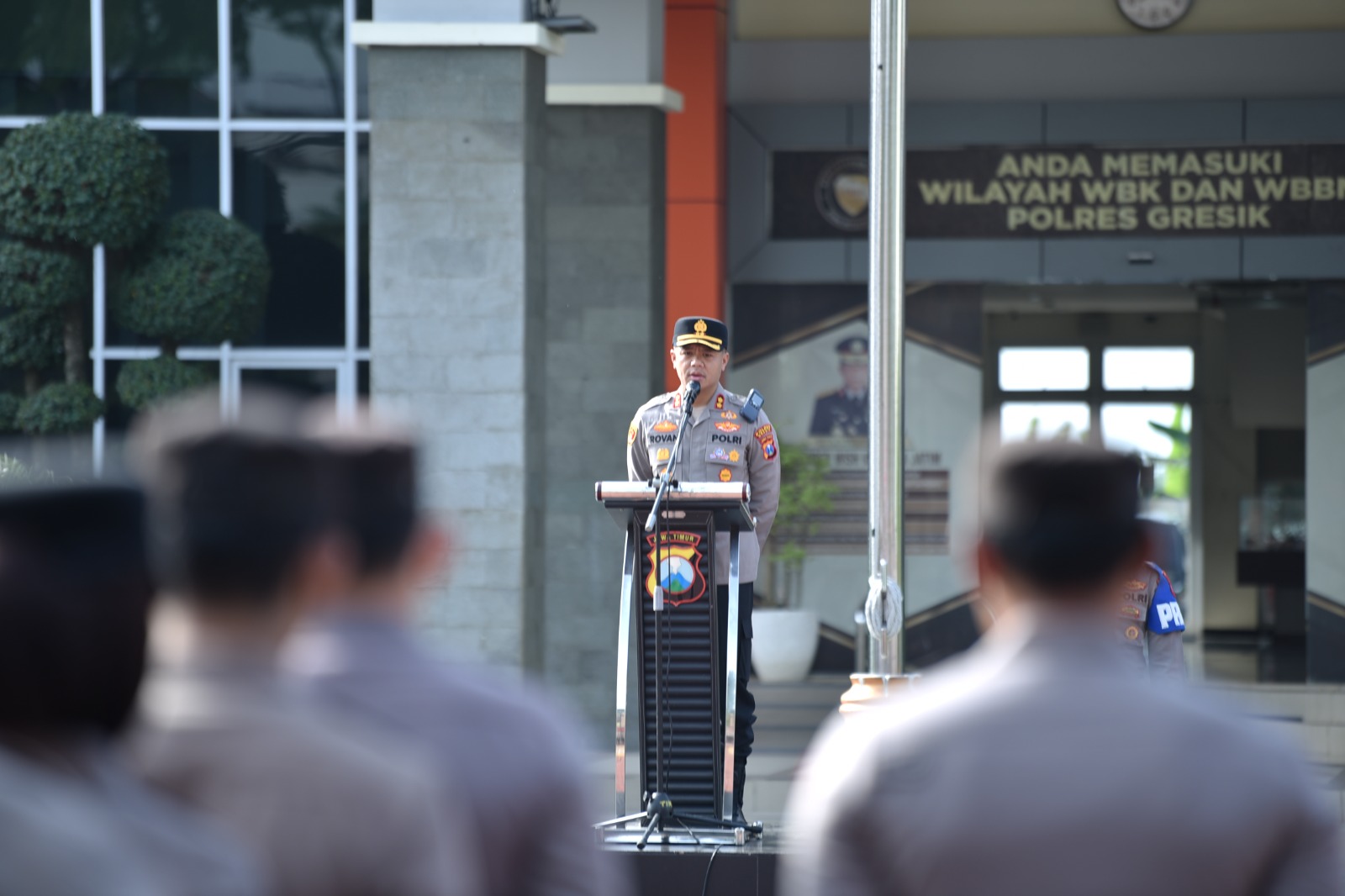 Polres Gresik Hadirkan Rasa Aman, Buka Layanan Penitipan Kendaraan Gratis Selama Nataru
