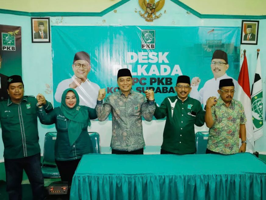 Rekom Turun, PKB Tunjuk Eri-Armuji untuk Pilkada Surabaya 2024