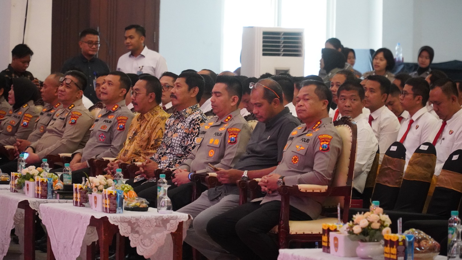 Sosialisasi UU Nomor 1 Tahun 2023 Tentang KUHP, Polrestabes Surabaya Hadirkan Wamenkumham