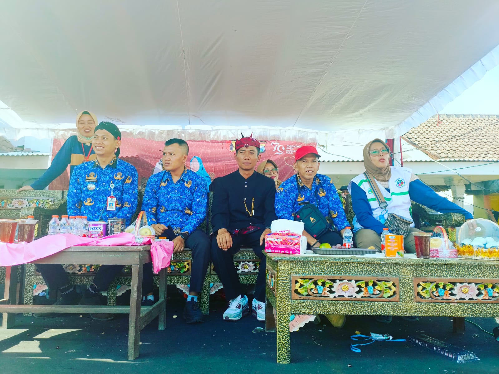 Semarak Karnaval Puncak HUT Ke-79 RI di Desa Sentul