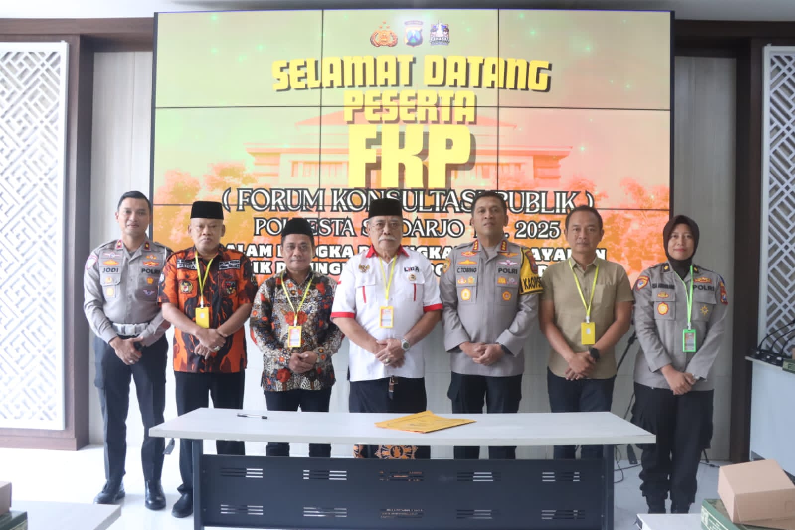 Optimalisasi Layanan, Polresta Sidoarjo Gelar Forum Konsultasi Publik