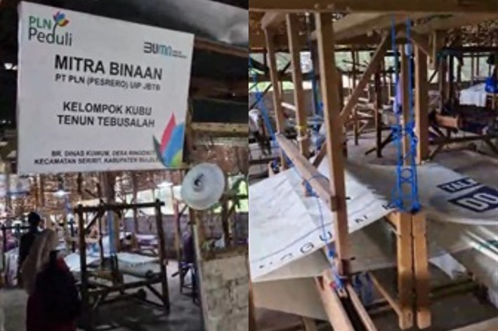 PLN UIP JBTB Berdayakan Kelompok Perempuan Lestarikan Tenun Sutera Tradisional Bali