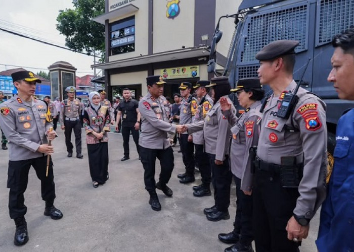 Kapolda Jatim Kunker ke Polres Kediri Kota, Berikan Motivasi kepada Jajaran 
