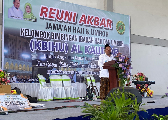 Hadir di Reuni Akbar, Pasangan WarSa Didoakan Ribuan Jemaah Haji Menang di Pilkada Jombang