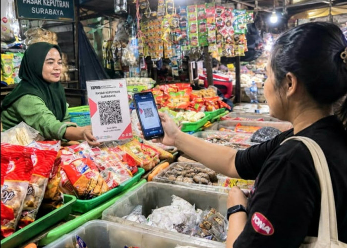 Dukung Digitalisasi Pasar Keputran, BRI Surabaya Hadirkan Fasilitas WiFi Permudah Transaksi QRIS