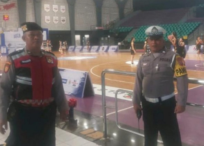 Polsek Mulyorejo Terjunkan Personel Amankan GOR Kertajaya Jaga Kondusivitas CLS CUP 2026