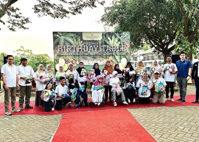  BeSS Resort Malang Rayakan HUT Ke-14 dengan The Longest Birthday Table di Alam Terbuka
