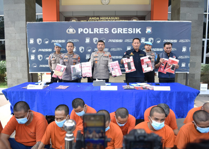 Polres Gresik Ungkap 16 Kasus Narkoba, Amankan 20 Tersangka
