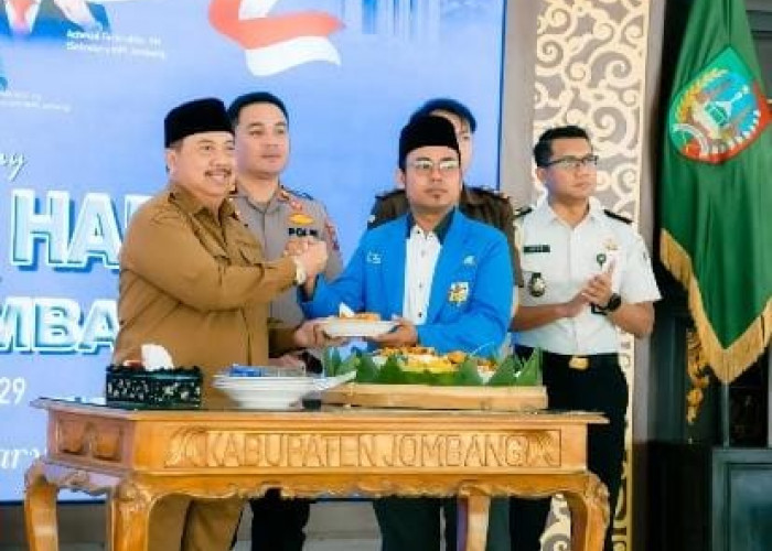 Pelantikan KNPI Jombang, Bupati Warsubi: Jadikan Organisasi Rumah Besar Pemuda Berkarya