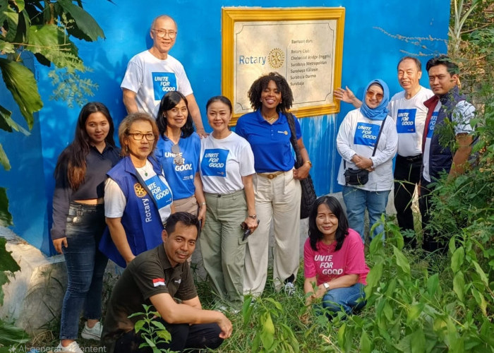 Perwakilan Rotari Foundation Asia Selatan Tinjau Proyek Global Grant Water & Sanitation di Jombang