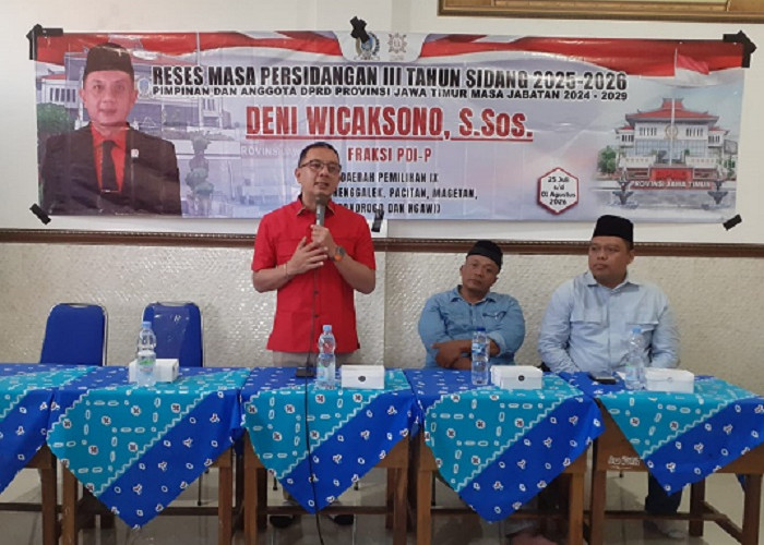 Penuhi Janji Reses, Deni Wicaksono Bangunkan Ruang Kelas Ponpes di Trenggalek