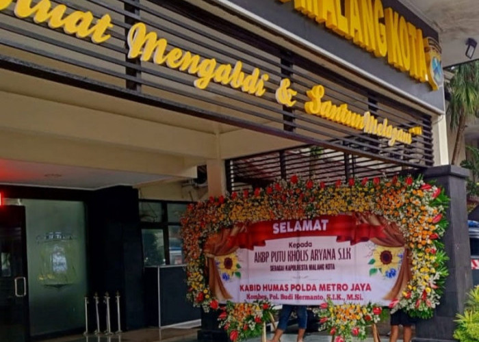 Bidhumas Polda Metro Jaya Beri Ucapan ke Kapolresta Malang Kota