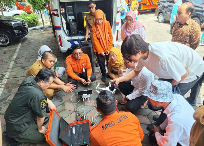 Akademisi Jepang Ajak Jawa Timur Kolaborasi Drone untuk Mitigasi Bencana
