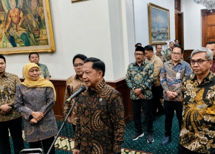 Sambangi Grahadi, Mendagri dan Ketua KPK Ajak Kepala Daerah Rem Godaan Korupsi
