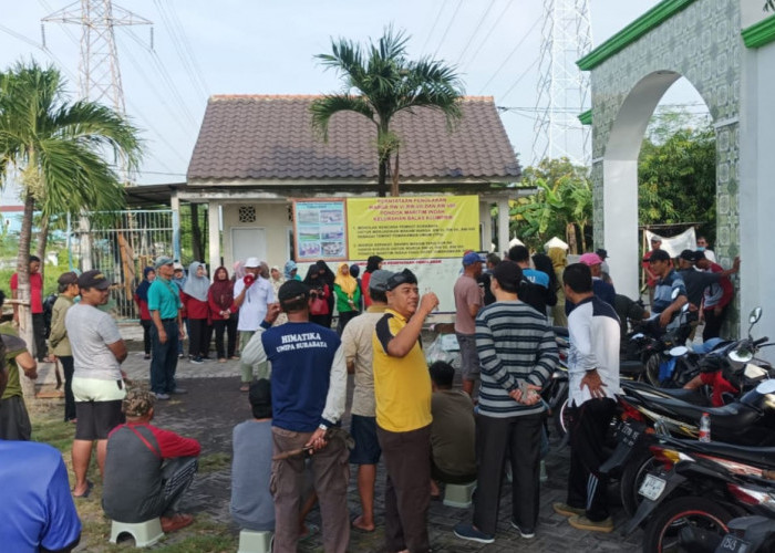 Warga Balas Klumprik Tolak Lahan Makam Pondok Maritim Indah Dikelola Pemkot Surabaya