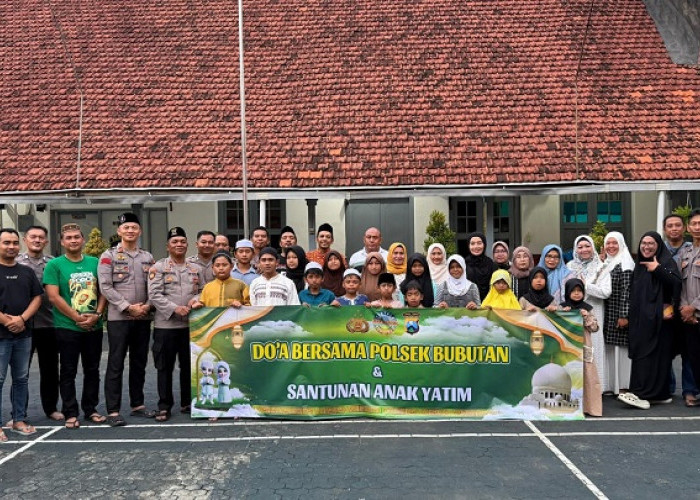Polsek Bubutan Gelar Doa Bersama dan Santunan Anak Yatim