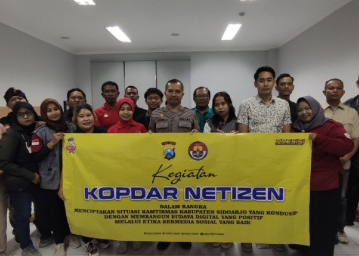 Humas Polresta Sidoarjo Ajak Masyarakat Bijak Bermedsos