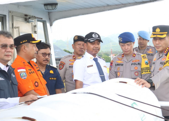 Sambut Nataru, Polresta Banyuwangi Gelar Ramp Check di Pelabuhan Ketapang