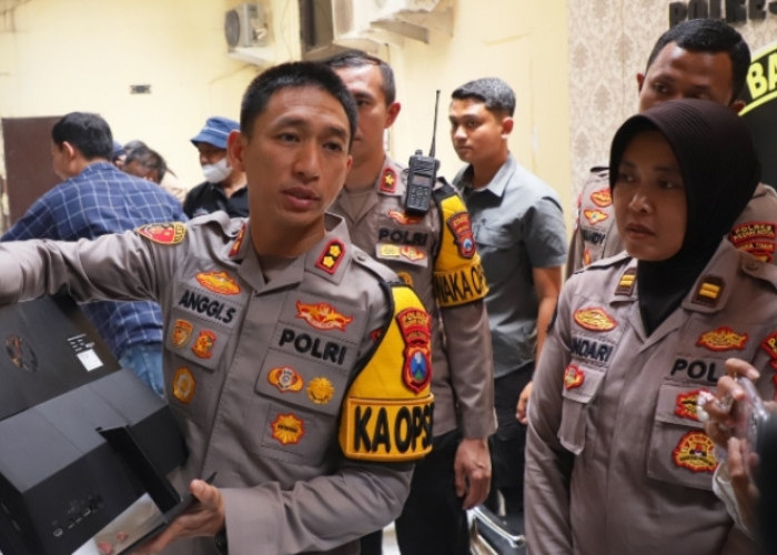 Para Pelaku Mulai Kembalikan Barang Jarahan ke Polres Kediri Kota