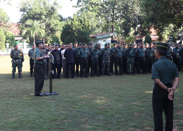 Dandim Pamekasan Ingatkan  Anggota untuk Jaga Keselamatan Berlalu Lintas