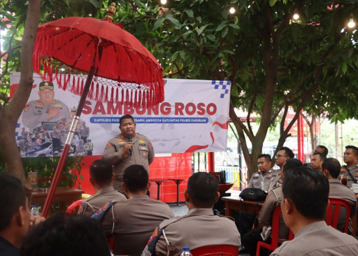 Kapolres Pasuruan Gelar Sambung Roso Bersama PJU dan Anggota Lantas